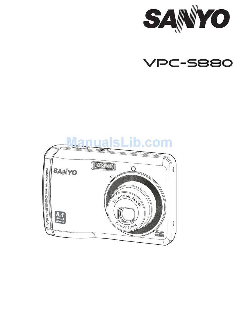 Sanyo VPC-S880P - 8-Megapixel Digital Camera Configuration guide