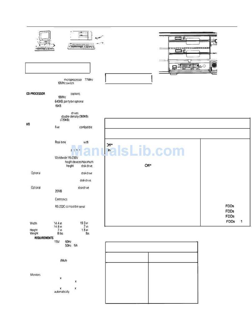 Epson Apex 110 Installation and operation manual Epson Apex 110 Installation and operation manual