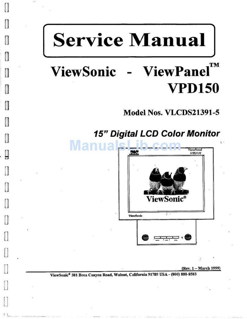 ViewSonic ViewPanel VPD150 User manual