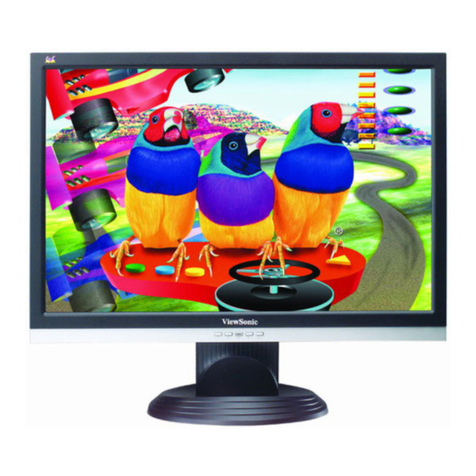 ViewSonic VA2016W - 20" LCD Monitor User manual