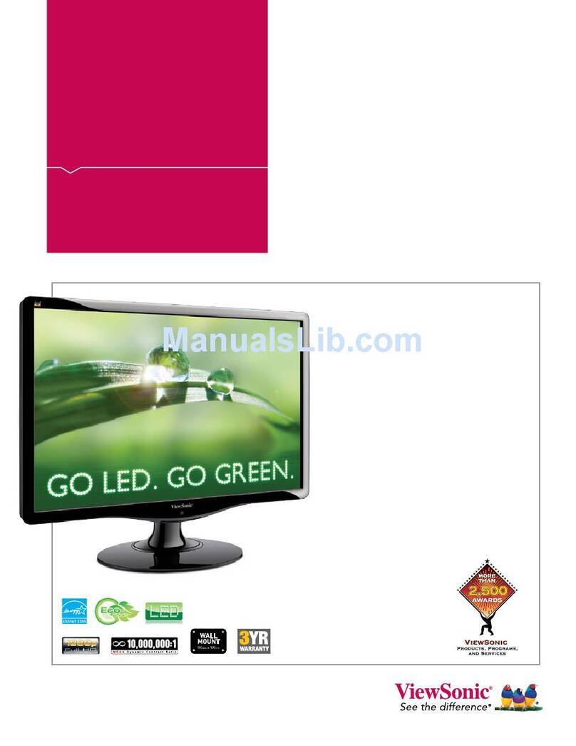 ViewSonic VA2231w-LED User manual