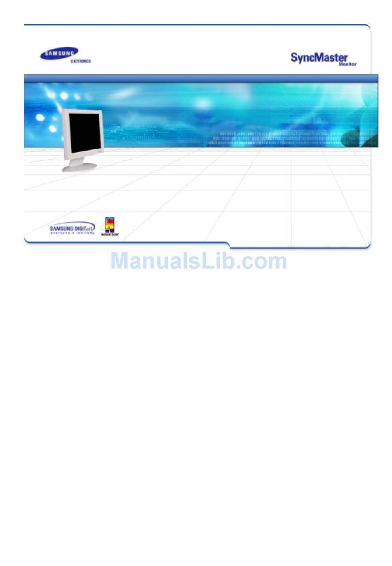 Samsung SyncMaster 171 T User guide