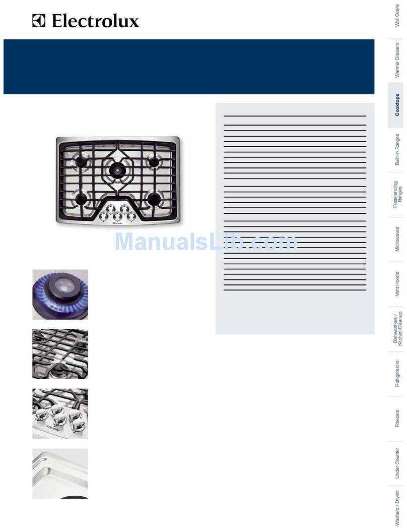 Electrolux EW30GC60IS Installation instructions