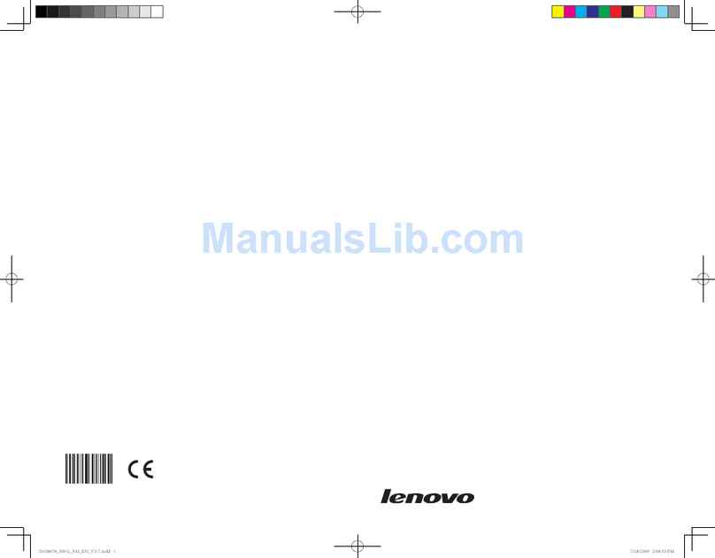 Lenovo 30221CU - H230 CORE2DUO 500GB Desktop User manual