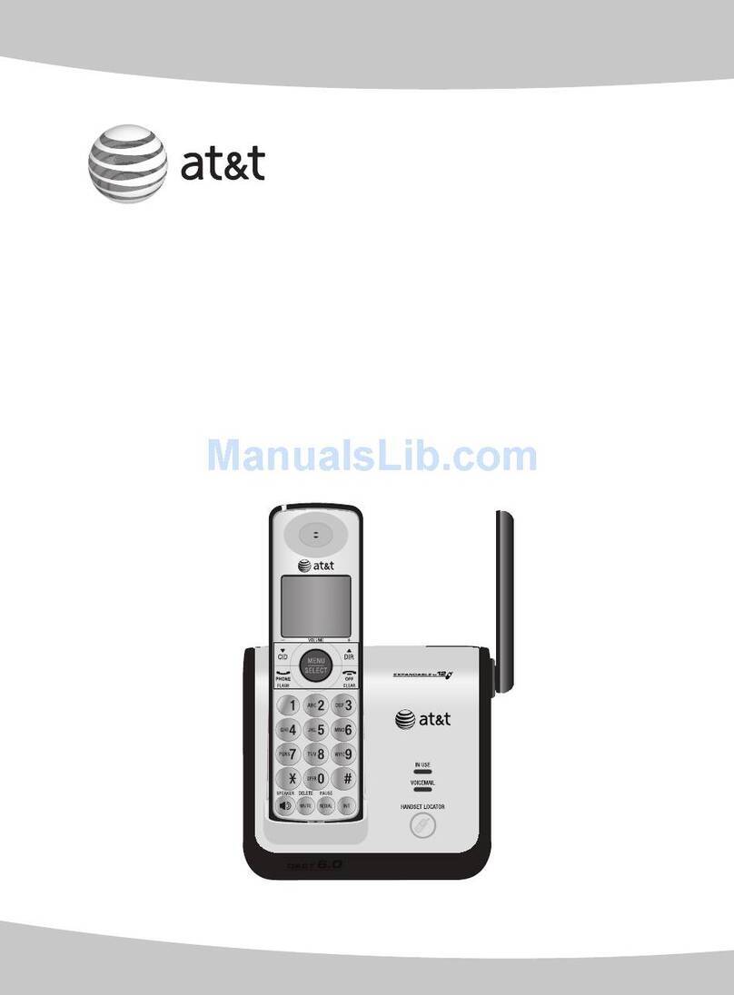 AT&T CL81309 - AT&T DECT 6.0 User manual