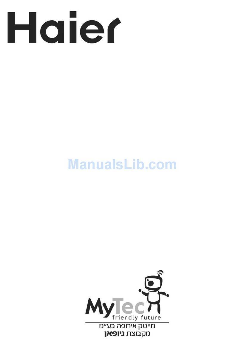 Haier DW15-PFE2ME User manual Haier DW15-PFE2ME User manual