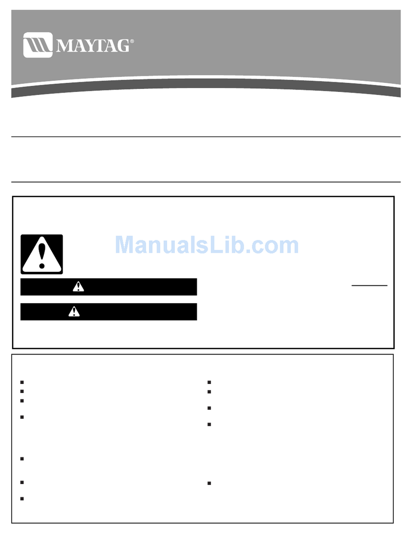 Maytag MDB3601BWW User manual