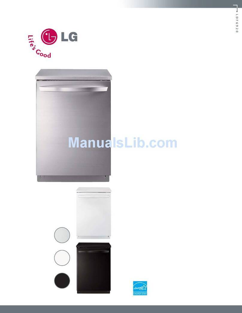 LG LDF6920BB Specification sheet