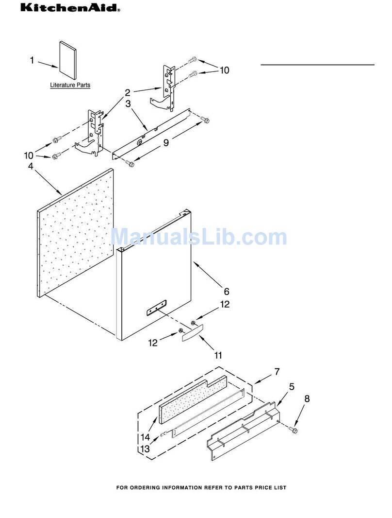 KitchenAid KUDC03IVBS - 24" Dishwasher User manual