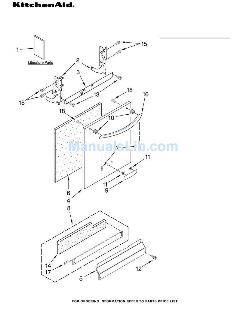 KitchenAid KUDC20FVBL - ARCHITECT Series II User manual