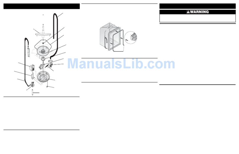 Frigidaire FBD2400KB - 24" Dishwasher Service data sheet