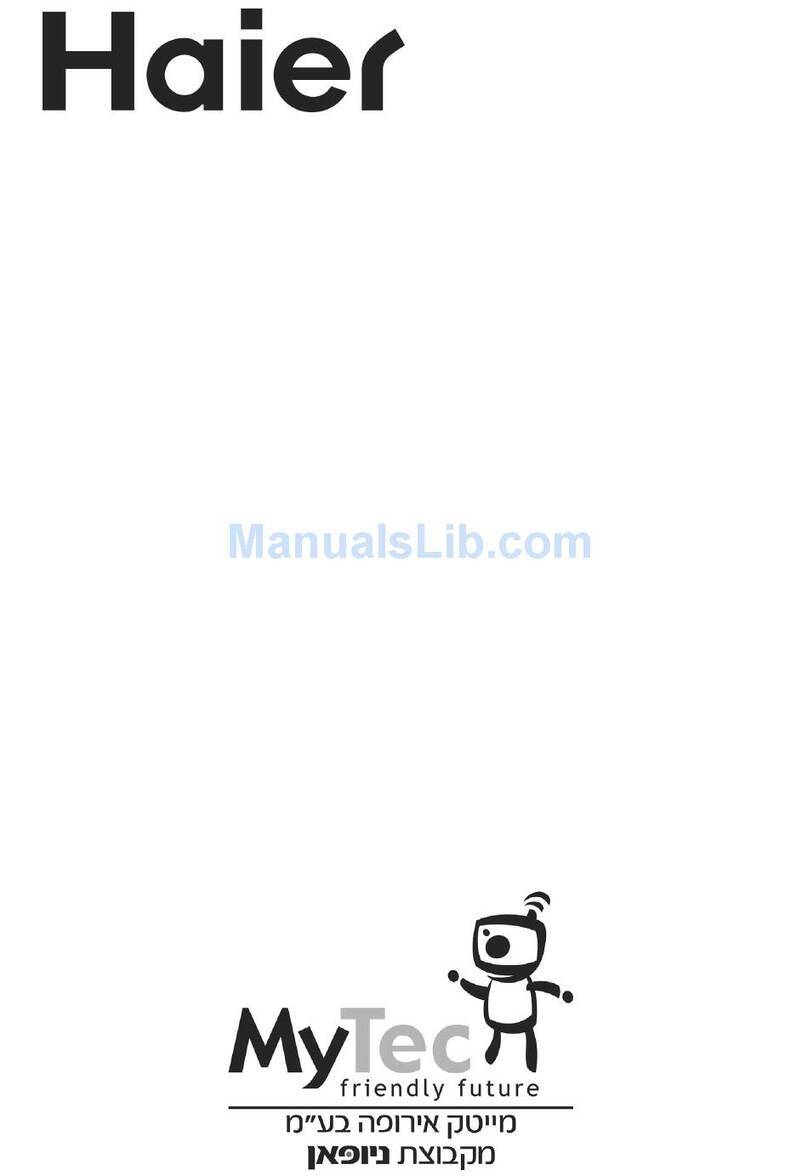 Haier DW12-AFM3 User manual Haier DW12-AFM3 User manual
