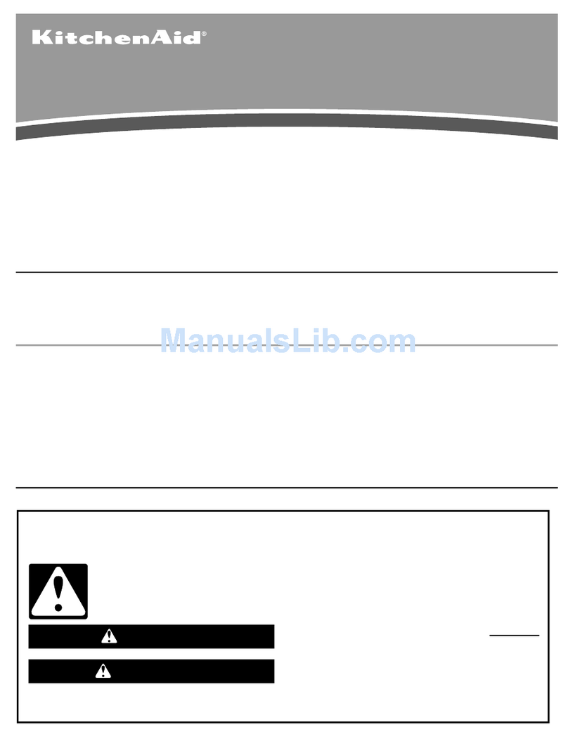 KitchenAid KUDC03IVBL - ARCHITECT Series II User manual