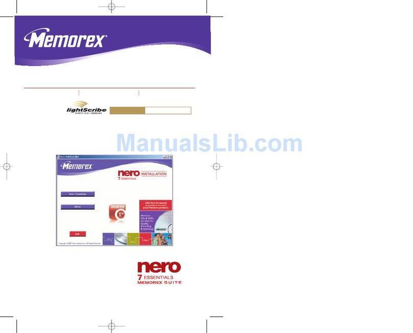 Memorex 32023220 - 20x Multi Format DVD Recorder... Quick start guide
