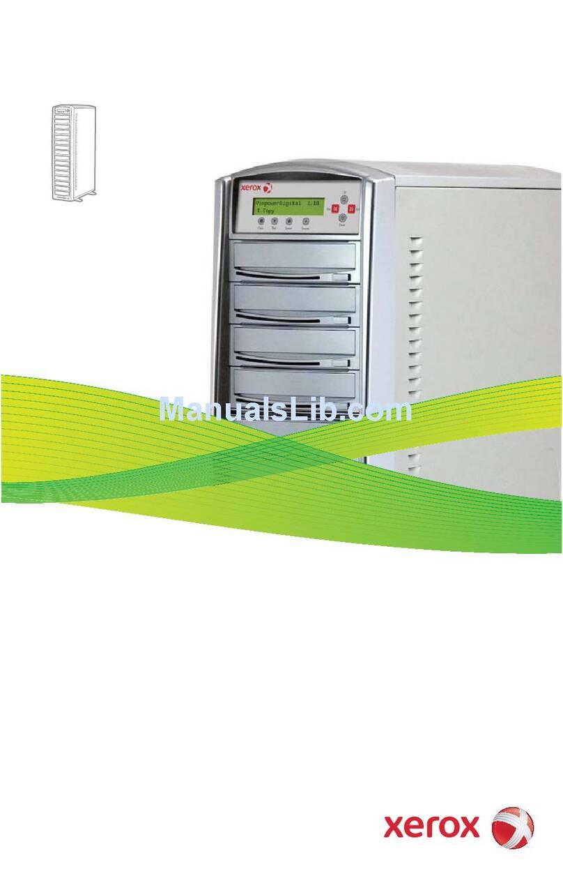 Xerox D1015 User manual