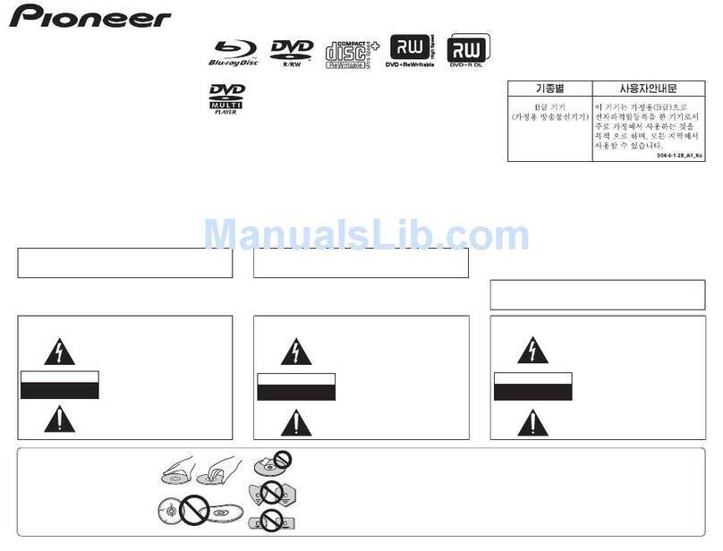 Pioneer BDR-206DBK User manual