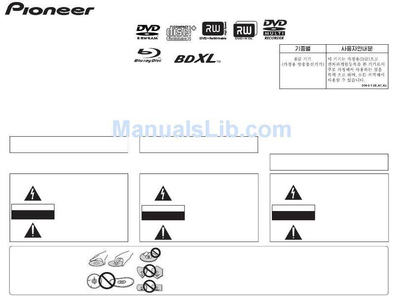 Pioneer BDR-206MBK User manual