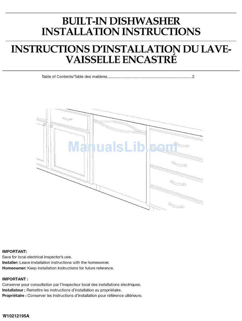 Maytag MDB4651AWS - 24 Inch Full Console Dishwasher User manual