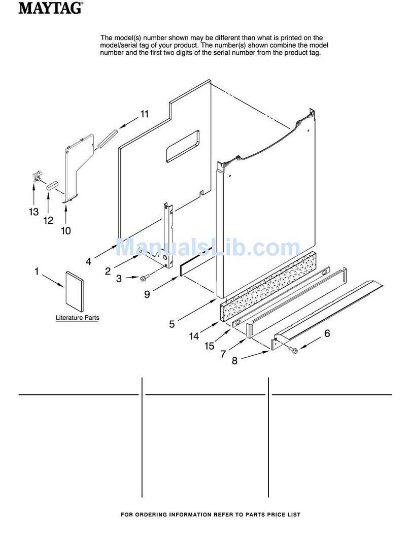 Maytag MDB4651AWB - Tall Tub Dishwasher User manual Maytag MDB4651AWB - Tall Tub Dishwasher User manual