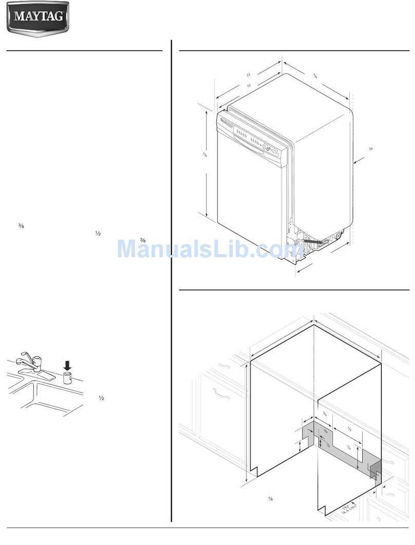 Maytag MDB4630AW User instructions