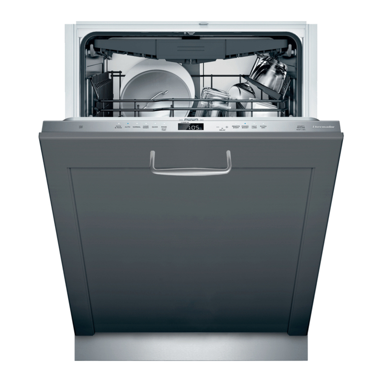 Thermador SAPPHIRE DWHD650GPR User manual
