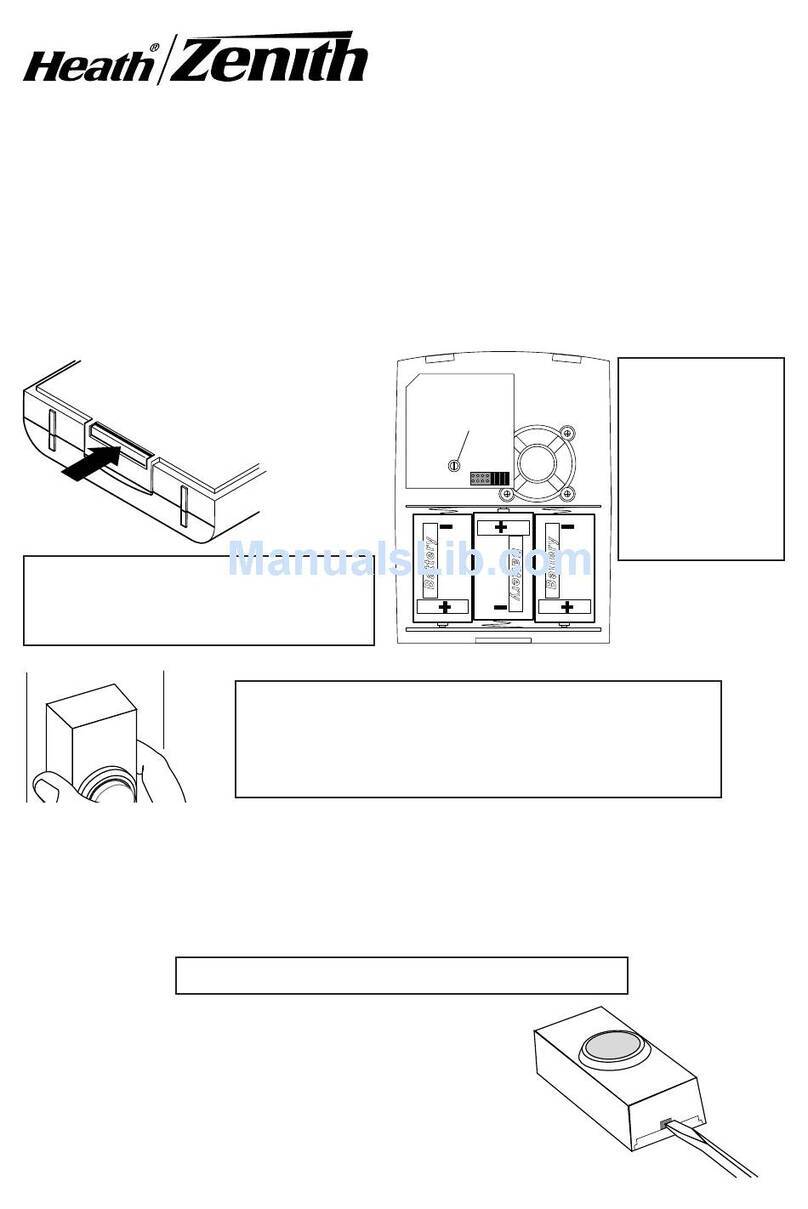 Zenith SL-6153-C - Heath - Basic Series Wireless Door... user guide Zenith SL-6153-C - Heath - Basic Series Wireless Door... user guide