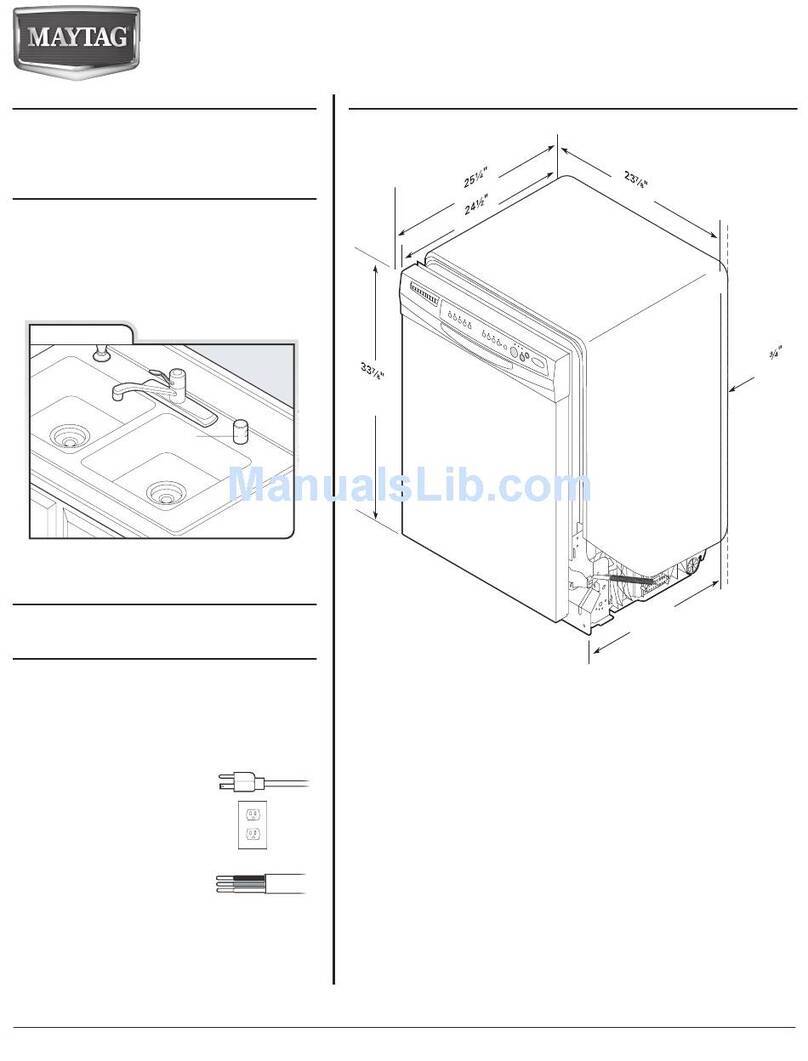 Maytag MDB4709AW Series Parts list manual Maytag MDB4709AW Series Parts list manual