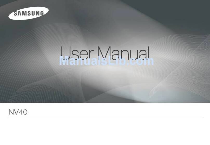 Samsung NV40 - Digital Camera - Compact User manual