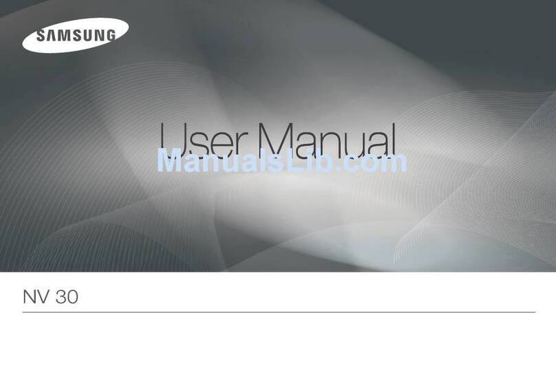 Samsung NV30 - Digital Camera - Compact User manual