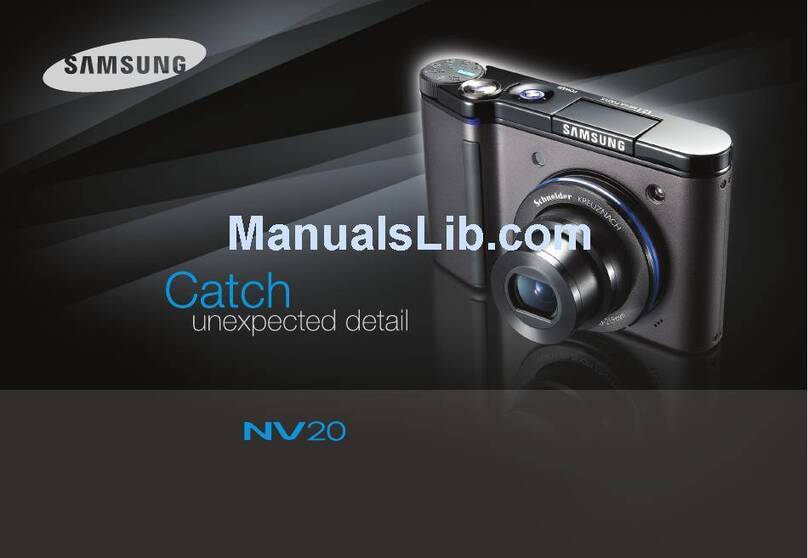 Samsung NV20 - Digital Camera - Compact Manual Del Usuario
