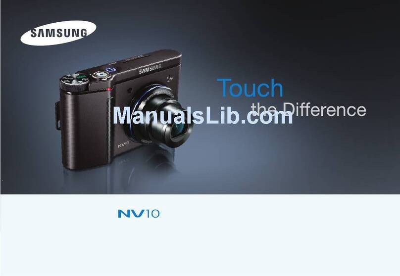Samsung NV10 - Digital Camera - Compact User guide