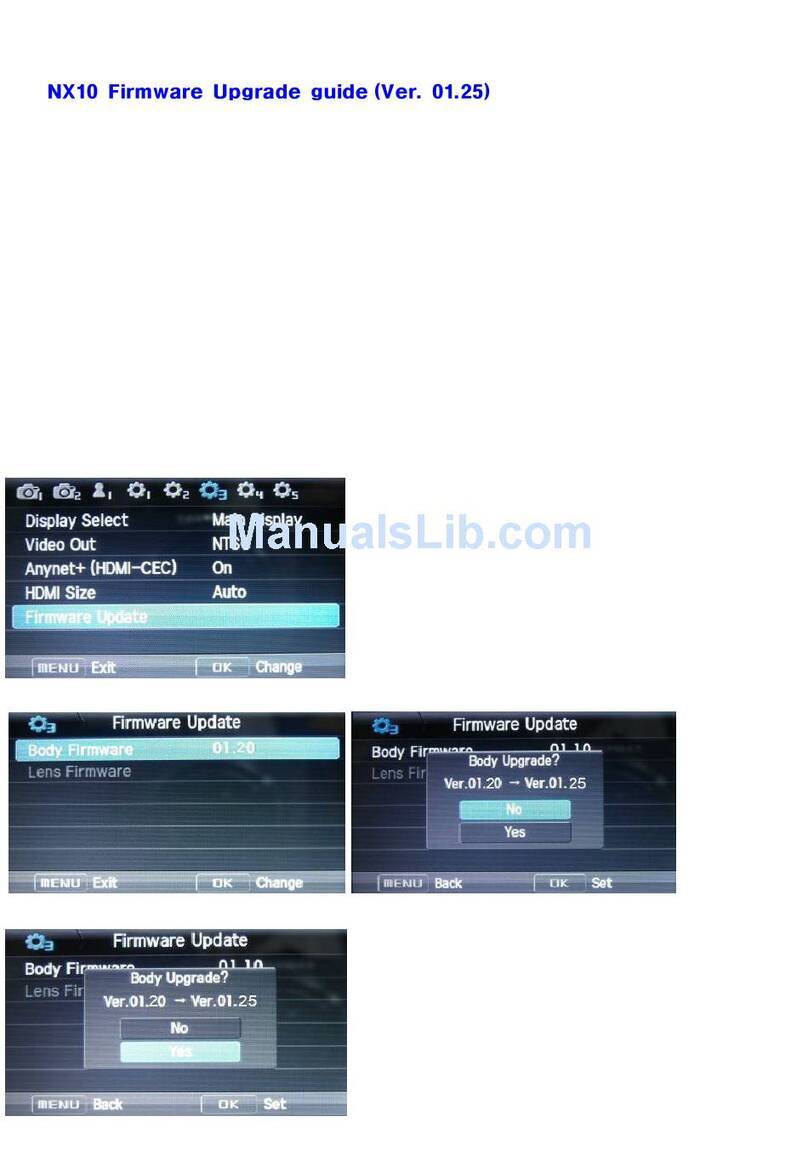 Samsung NX10 Quick start guide