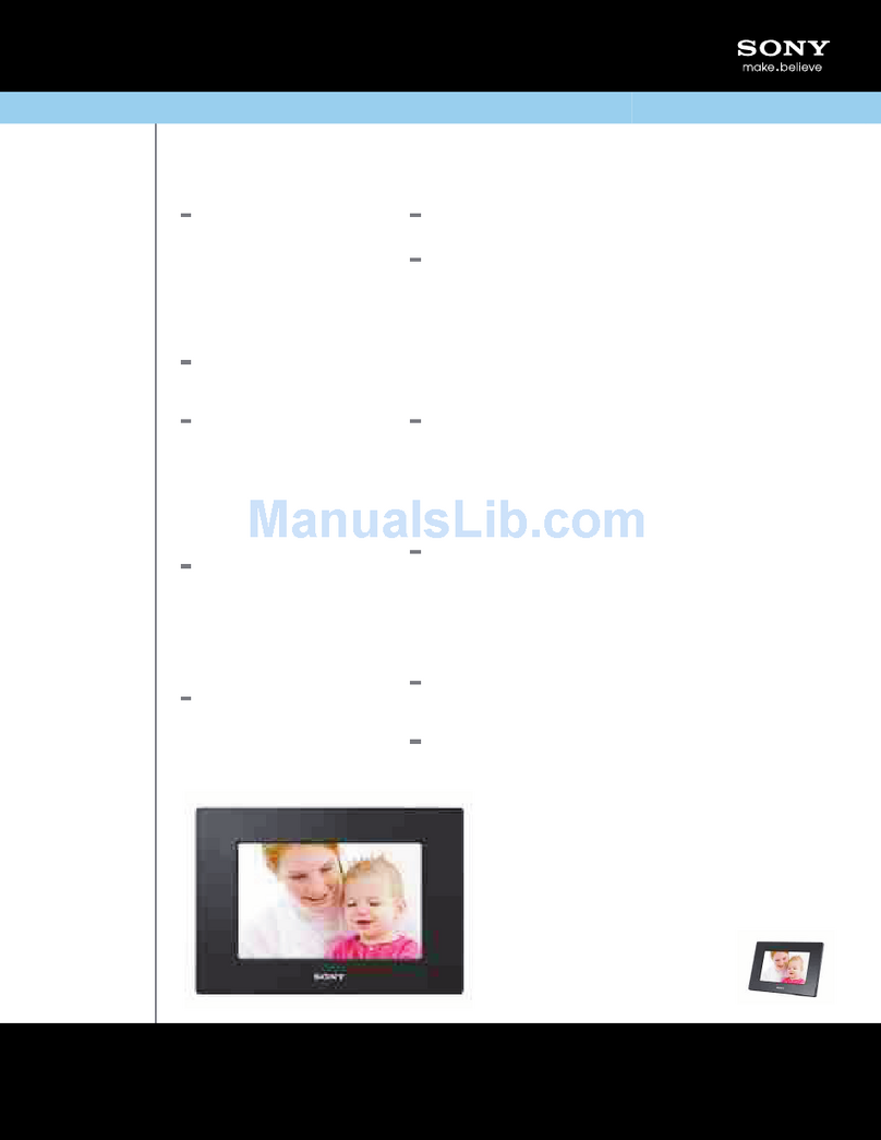 Sony S-Frame DPF-A710 User manual