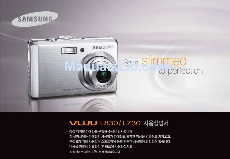 Samsung L830 - Digital Camera - Compact User manual Samsung L830 - Digital Camera - Compact User manual