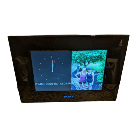 Sony S-Frame DPF-A72N User manual