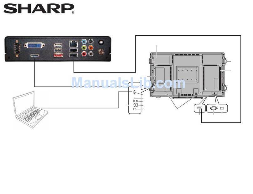 Sharp PN-L602B Instruction Manual