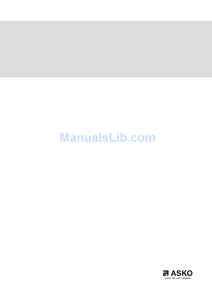 Asko D3152XL User manual
