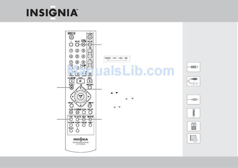 Insignia NS-DVDR1 User manual
