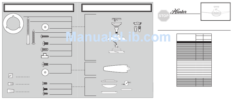 Hunter 21621 Manual