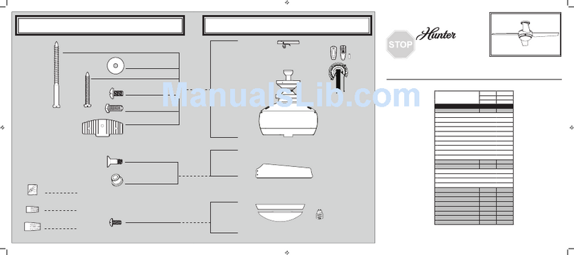 Hunter 21591 Manual