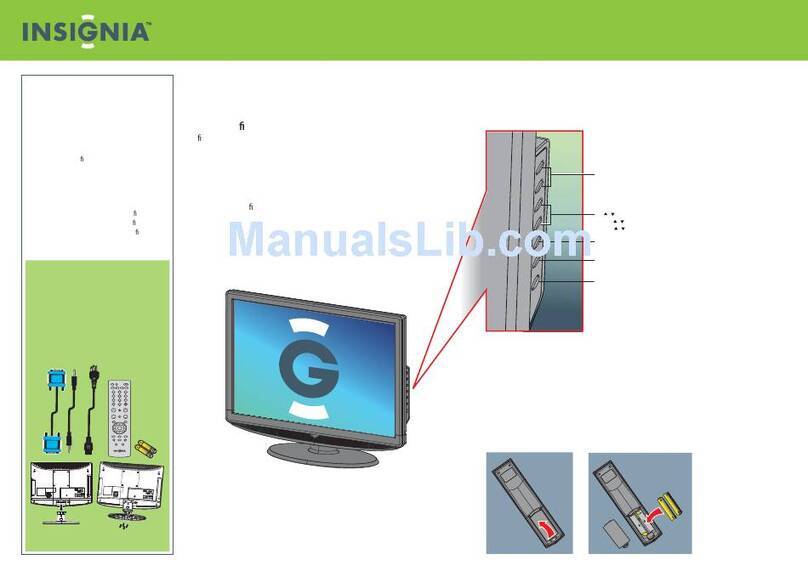 Insignia NS-LCD37-09 - 37" LCD TV User manual