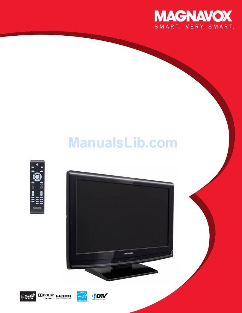 Magnavox 22MF339B - 22" LCD TV User manual