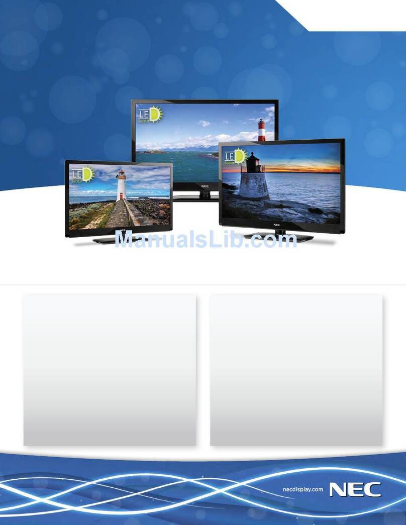 NEC E463 User manual
