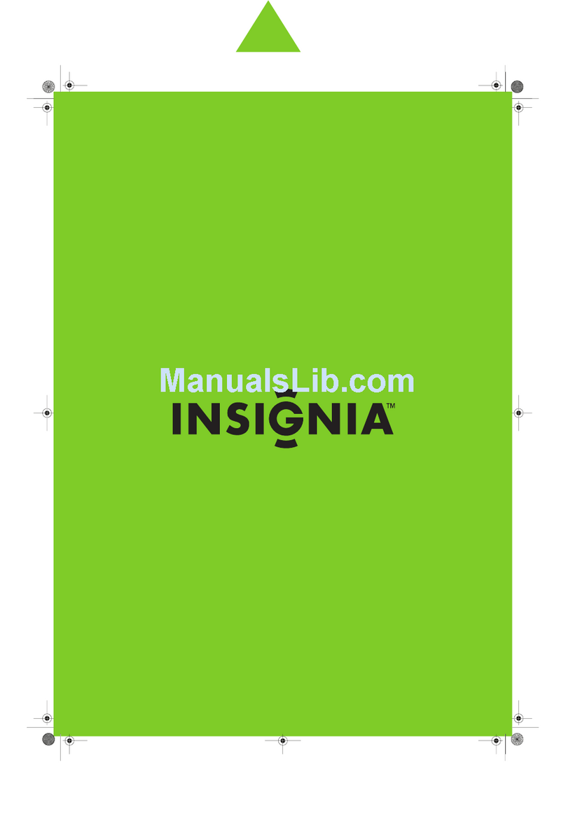 Insignia NS-L37Q-10A - 37" LCD TV Quick start guide