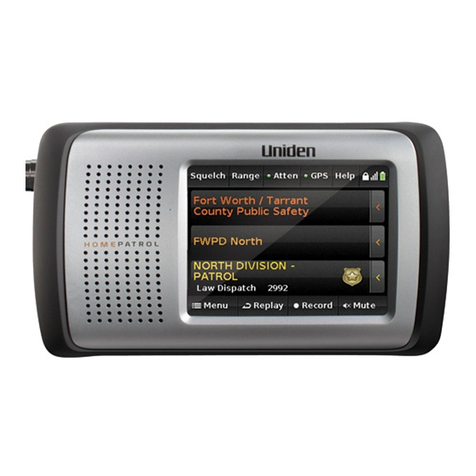 Uniden HOMEPATROL-1 owner's manual