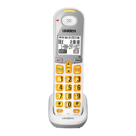 Uniden DCX309 User manual