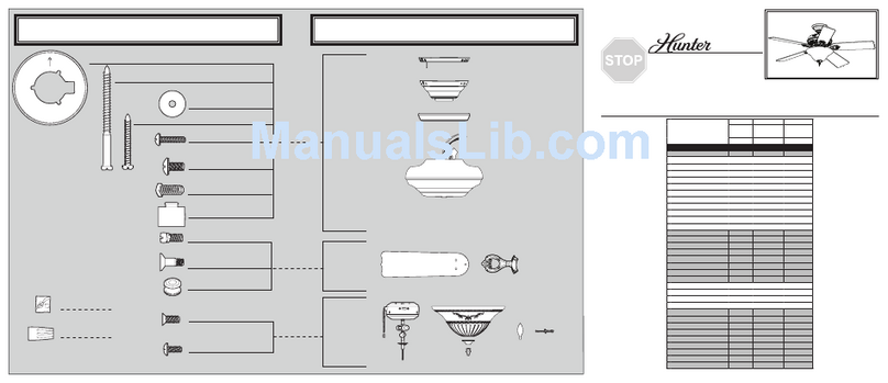 Hunter 21573 Manual