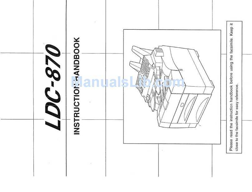 Mita LDC-870 Instruction handbook