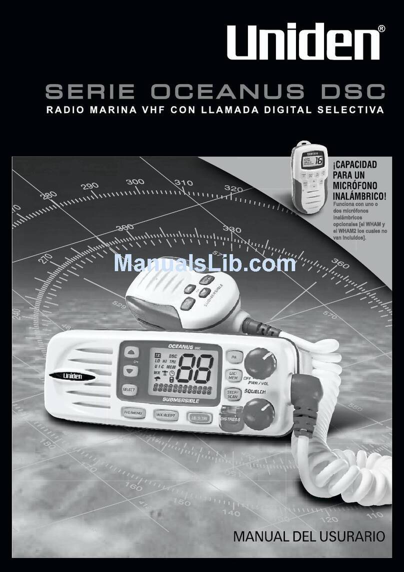 Uniden OCEANUS DSC Manual Del Usuario