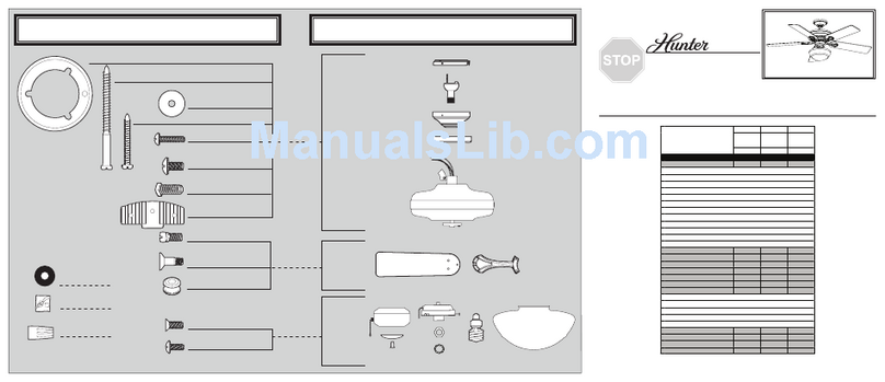 Hunter 21538 Manual